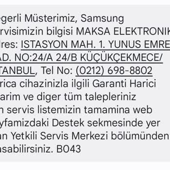 Samsung Klima Montajımı Bir Türlü Yapamadı