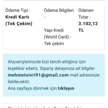 Lastiksa Ürünüm 17 Gündür Gelmedi