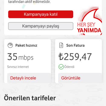 Vodafone Evde İnternet Pişmanlıktır