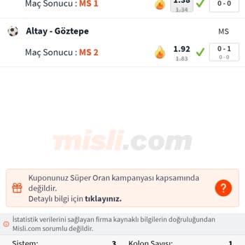 misli Kuponumda Yazan Miktardan Hesabıma Eksik Para Yattı