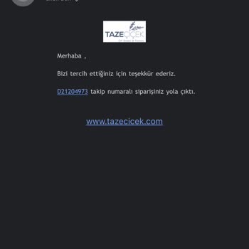 Taze Çiçek Zamanında Teslim Edilmeyen Ürün