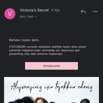 Victoria's Secret Para İadesinin 1 Aydır Gerçekleşmemesi