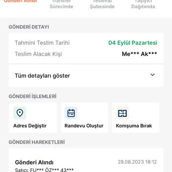 Trendyol Express'in Ürünümü 10 Gündür Kargoda Bekletmesi