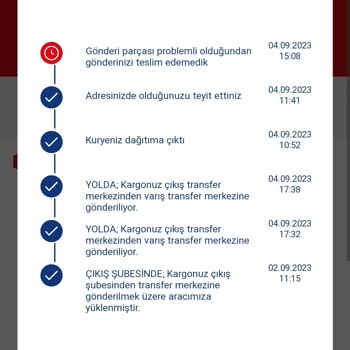 Aras Kargo Teslim Edilmeyen Kargo