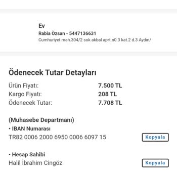 Trendyol Dolap Uygulaması Üzerinden Klima Satıcısına Ulaşamıyorum