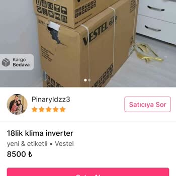 Trendyol Dolap Uygulaması Üzerinden Klima Satıcısına Ulaşamıyorum