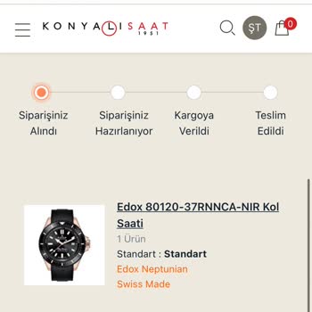 Konyalı Saat Stoklarında Olmayan Ama Stokta Görünen Saatin Satılması