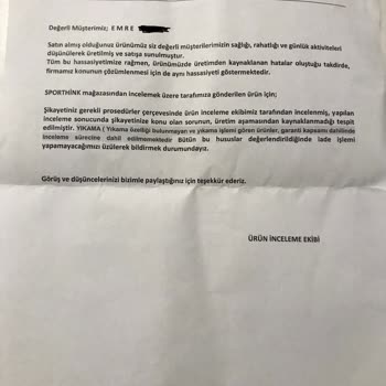 Skechers Spor Ayakkabısı Hatalı Ürün.