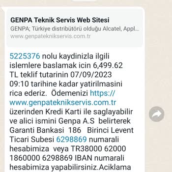 Huawei Cihazın Sıfırı 2399 Lira Cihaz Değişim Bedeli 6499 Lira