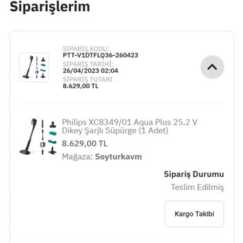 Philips Ev Aletleri Philips İslak Kuru Şarjlı Süpürge Sorunu