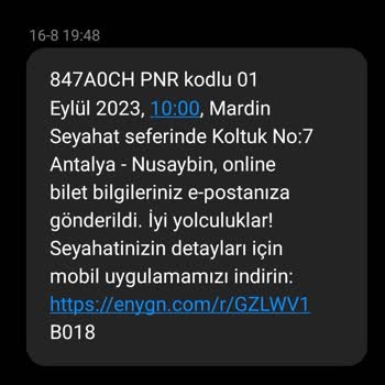 Enuygun.com İsteğim Dışı Bilet İptali