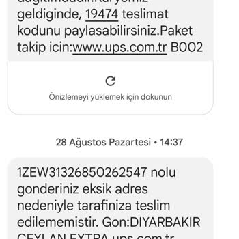 UPS Türkiye Teknosa'dan Aldığım Ürünüm Hala Gelmedi!