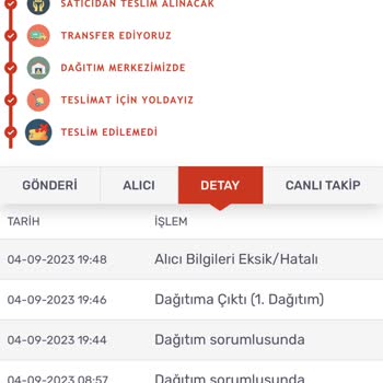 KARGOMsende Kargo Teslimiyle Alakalı