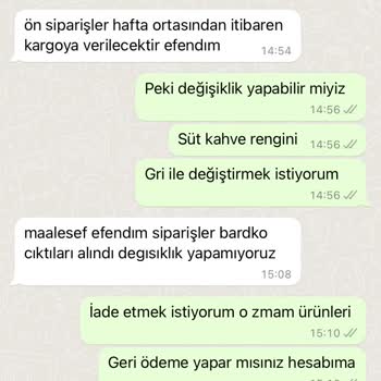 Noven.co Mesajlara Dönüş Yapmıyorlar! İade Değişim Yapmıyorlar!