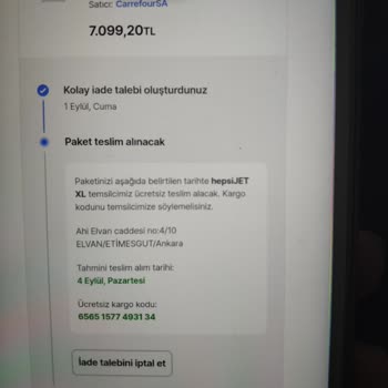 Hepsiburada Altus Çamaşır Makinesi 6 Kg İadesi!