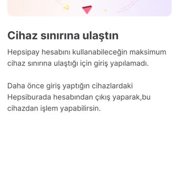 Hepsipay (Hepsiburada) Uygulamasını Kullanamıyorum.
