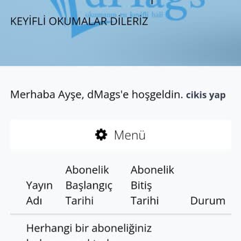 Vodafone Dmags Dergi Aboneliği