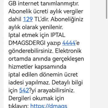 Vodafone Dmags Dergi Aboneliği