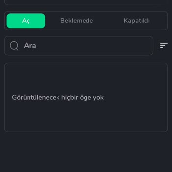 Sirus Capital Manuel Olarak Paramı Sıfırladı