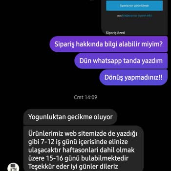 vacuumprotr.com 16 Gün Teslim Süresine Rağmen Hala Gelmedi