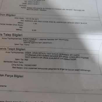 Karaca Züccaciye Karaca Airfryer XXL Köz