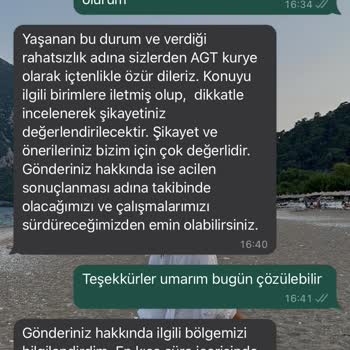 AGT Kurye (aynigunteslim.com) Teslim Edilmeyen Kargo