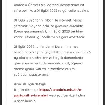 Anadolu Üniversitesi AÖF Sorunun Çözülmesini İstiyoruz