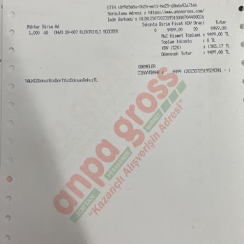 Onvo Marka 007 Scooter Arızası