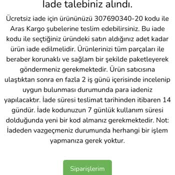 ÇiçekSepeti Sahte Ürün Gönderimi