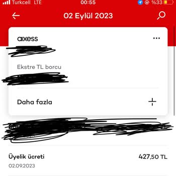 Akbank Üyelik Ücreti Kesintisi
