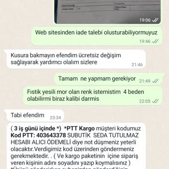 Su Butik Seda Tutulmaz Şikayet