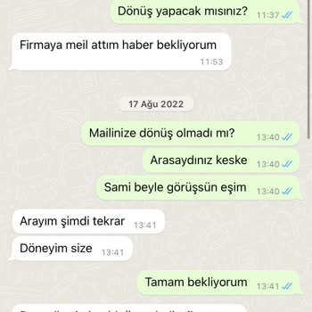 İnegöl Plus Mobilya Kötü Montaj Ve İlgisizlik: Area Marka Mobilya Sorunu