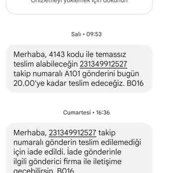Sendeo Kargo Teslim Edilmeyen Kargo