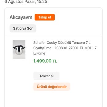 Arızalı Düdüklü Tencere Satan Firma Tabii Ki Schafer!