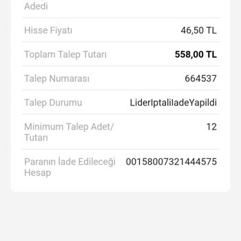 VakıfBank Halk Arz İptal İade