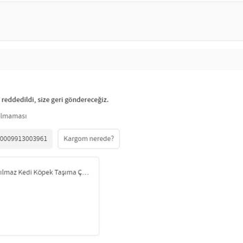 Trendyol Ala Pet Center Tarafından Zorla Ürün Sattırıldı Kedi Çantası
