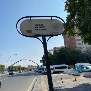 EGO Genel Müdürlüğü Otobüs Durakta Durmuyor