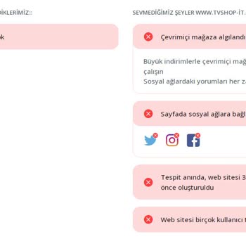 Tvshop-it.com Sitesinde Yaşadığım Sıkıntı
