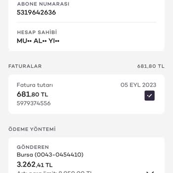 Superbox İnternet Fatura
