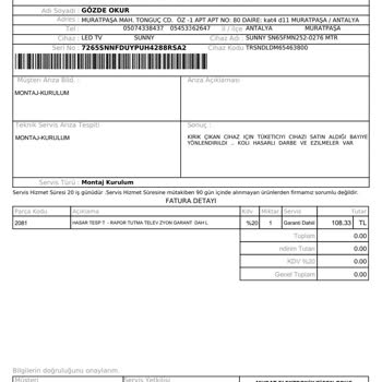 Trendyol Kusurlu Ürün Teslimatı