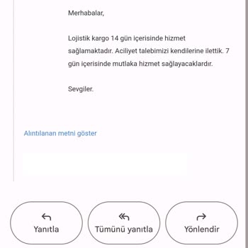 CEVA Logistics İade Ürün Hala Adresimizden Alınmıyor!