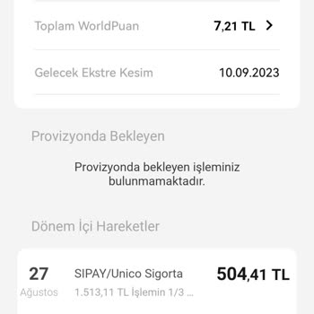 Unico Sigorta Firması Kredi Kartımı
