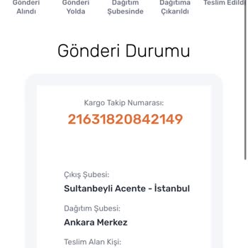 Sürat Kargo Kargomu Bana Teslim Etmedi