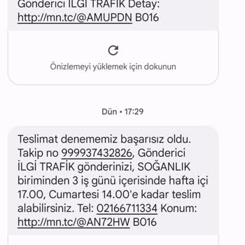 MNG Kargo Teslim Olmayan Kargo