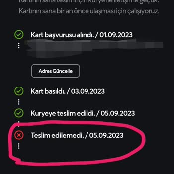 AGT Kurye Evime Gelmeyip Kargoya İade İşlemi Başlattı