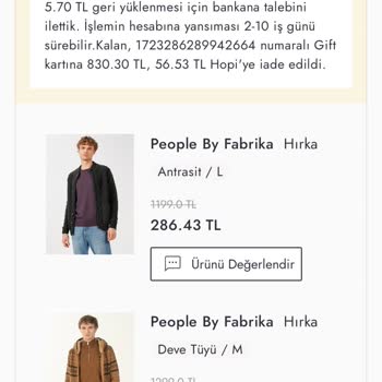 Boyner Habersiz İade Talebi