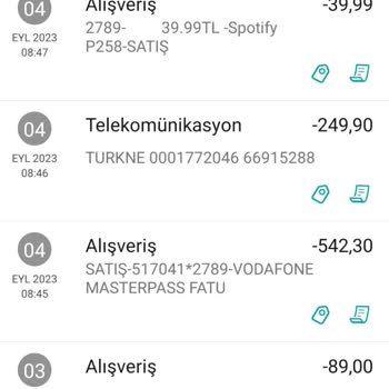 Vodafone Mükerrer Fatura Ödemesi
