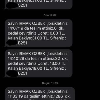 Bisim De -286₺ Borç