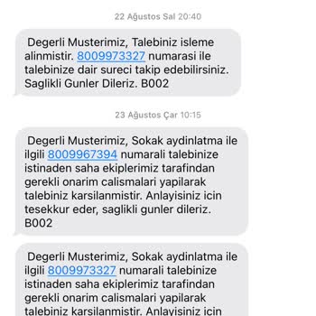 ADM Elektrik Dağıtım Adm Sokak Aydınlatması Arızası