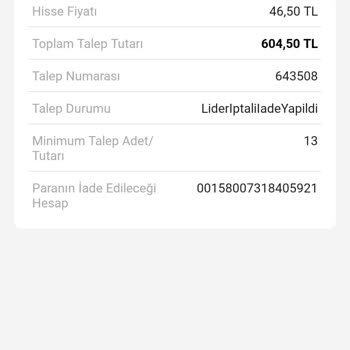 VakıfBank Ebebek Halka Arz İptali